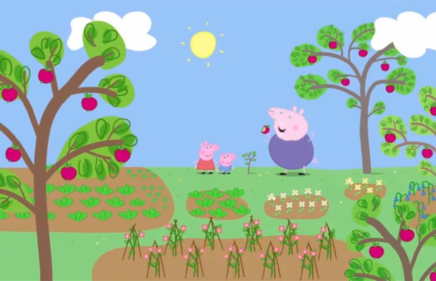 跟小猪佩奇学英语绘本,小猪佩奇小红帽剧本台词完整版