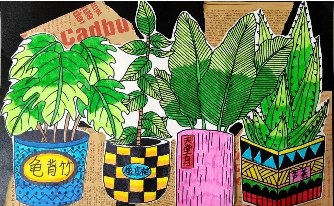 超级简单又特别好看的儿童画,随便怎么画都好看的儿童画