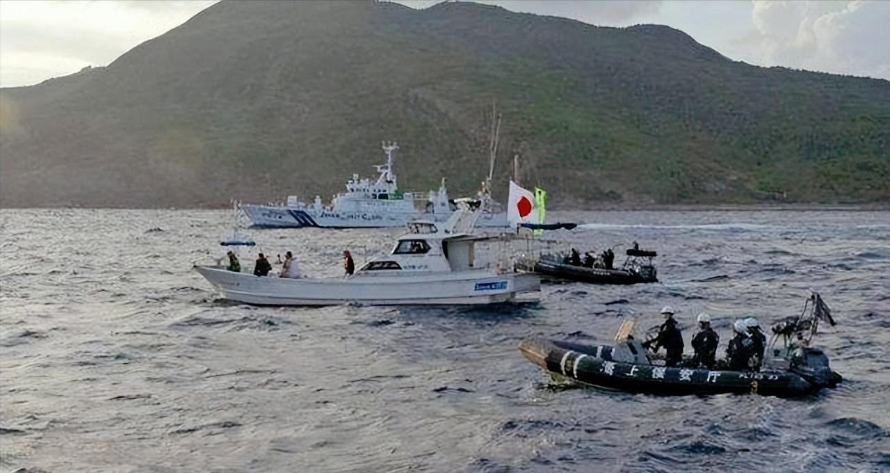 中国渔民宣誓主权,中国钓鱼岛6号