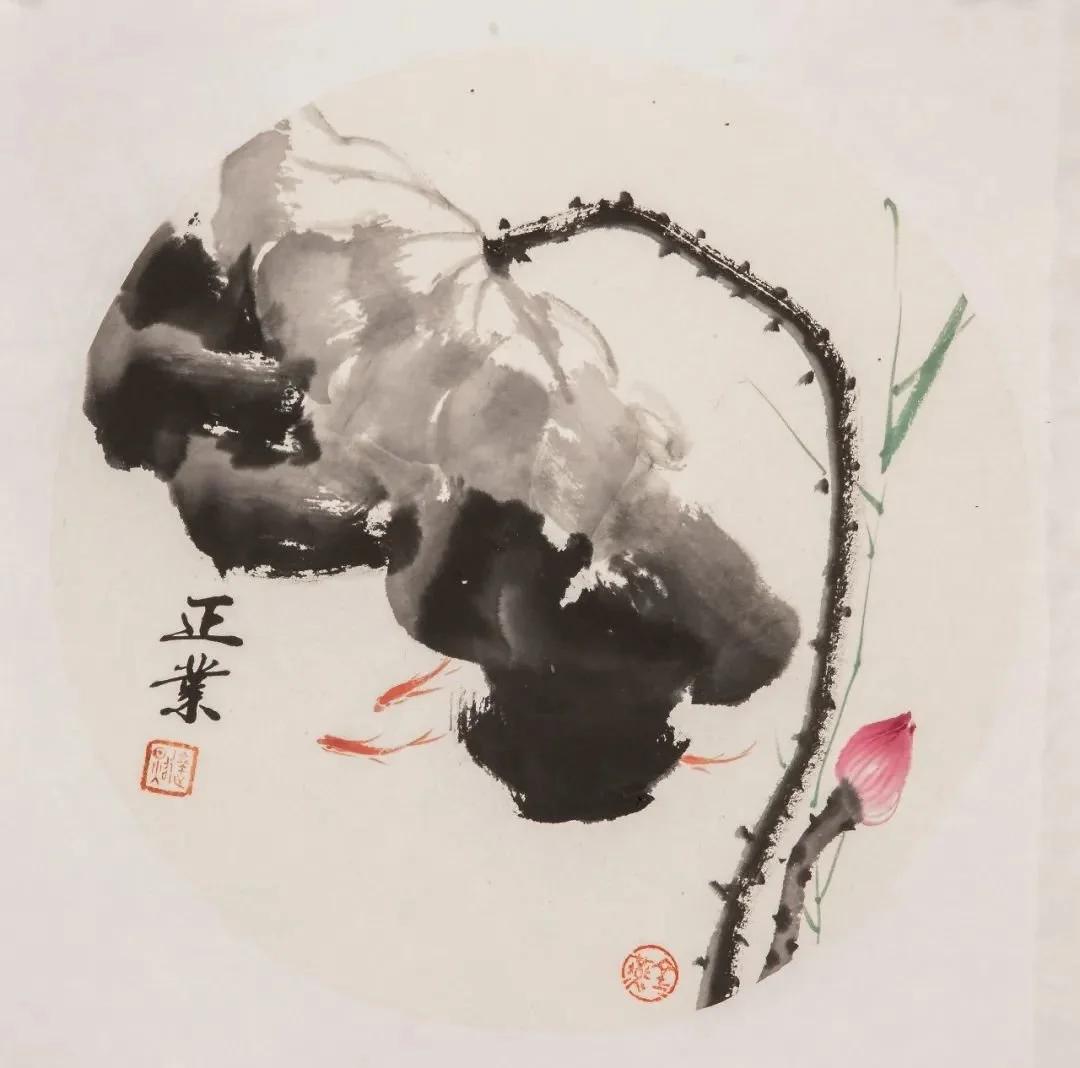 温金燕3D“莲画”展开幕,达照法师给予高度评价!见者有福了