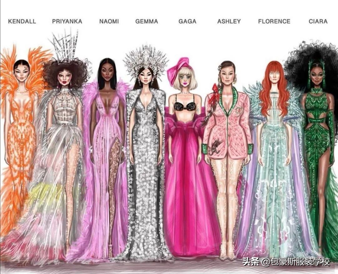 国际时尚插画师插画作品欣赏图文,创意插画古埃及