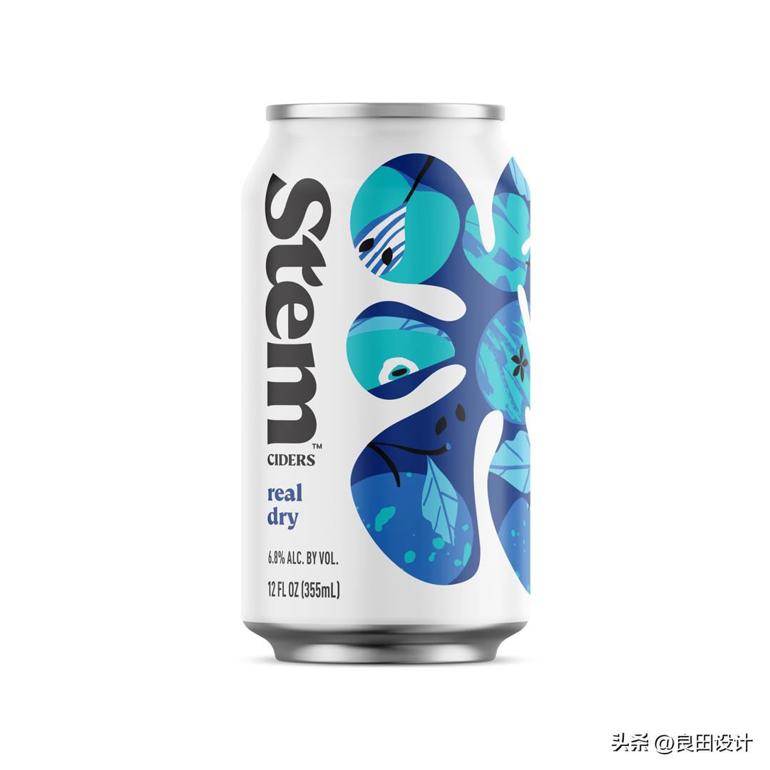 StemCiders苹果酒包装设计全面的品牌重新设计