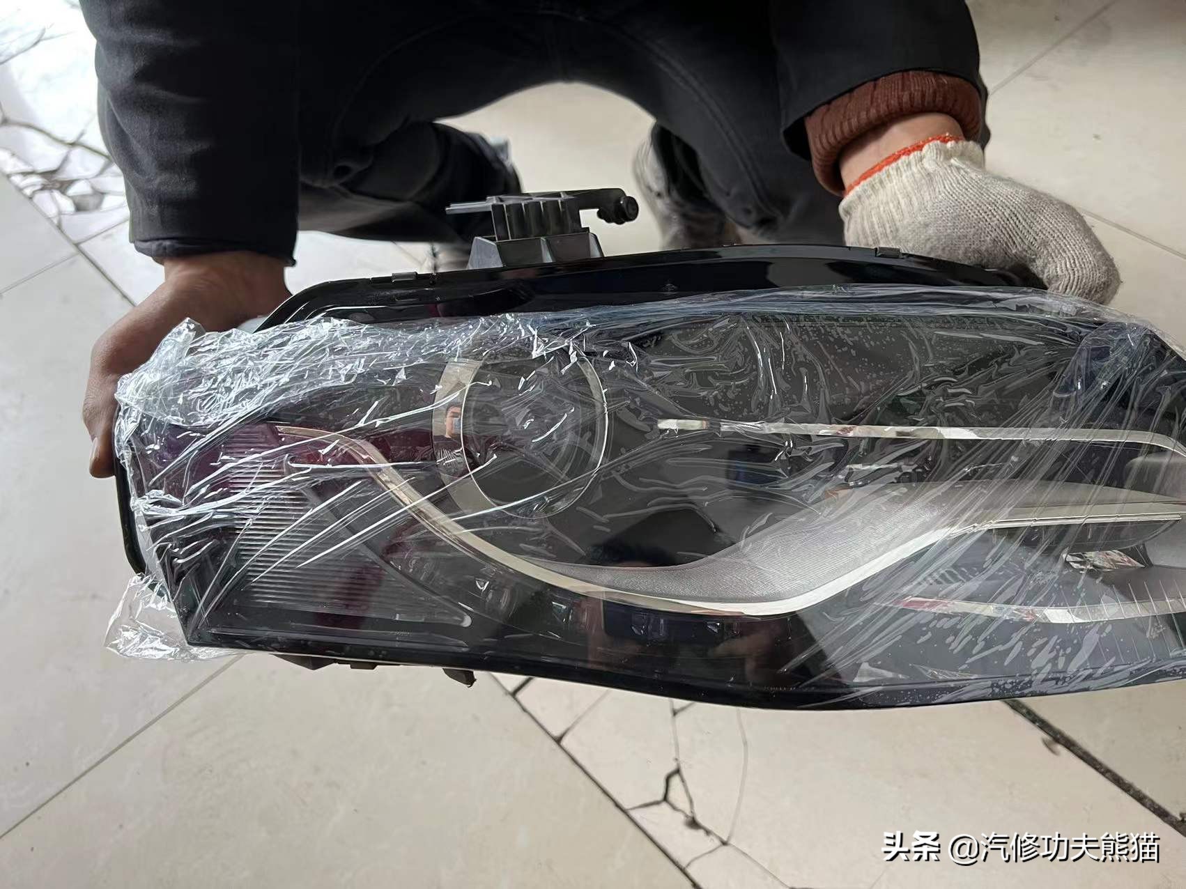 老车翻新修复奥迪a4,修复报废奥迪a4