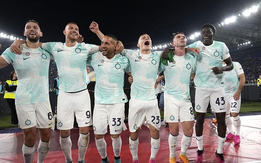 国米5-1大胜ac米兰张康阳,国米1-0马竞集锦