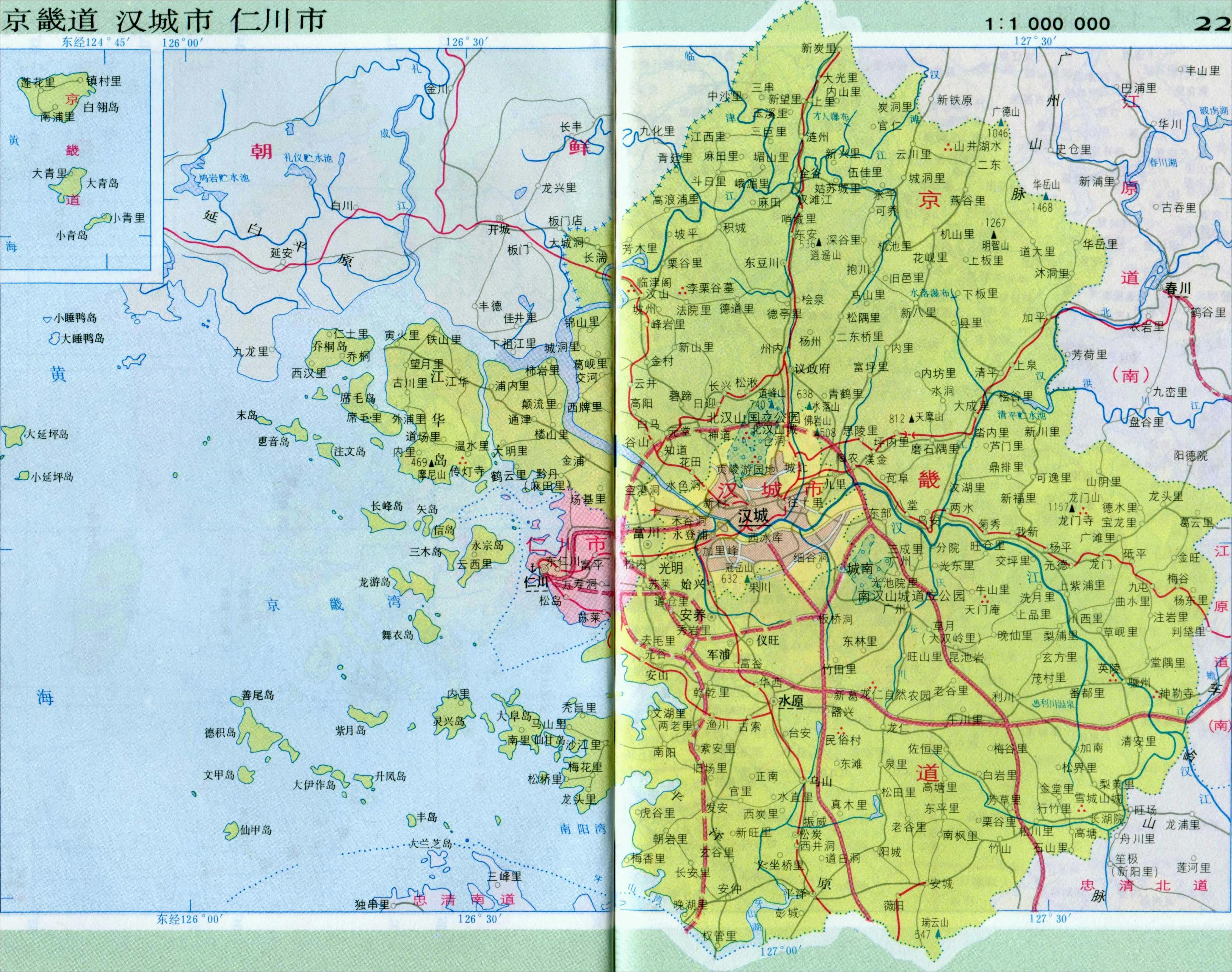 首尔旅游景点地图,首尔旅游全景图