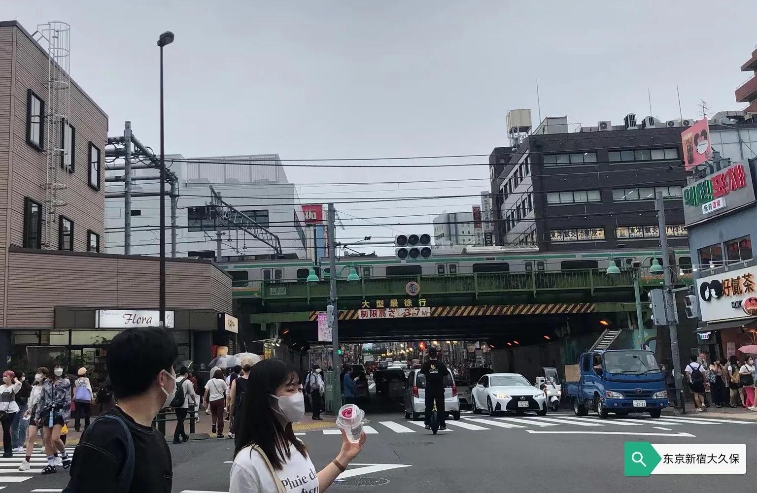 东京新宿大久保夜街,东京新大久保物产店