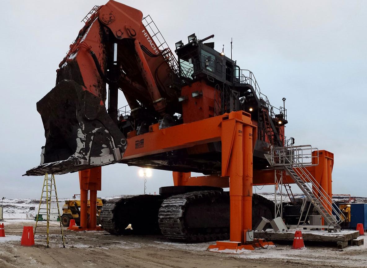 日本中国大型挖掘机,徐工最强轮式挖掘机