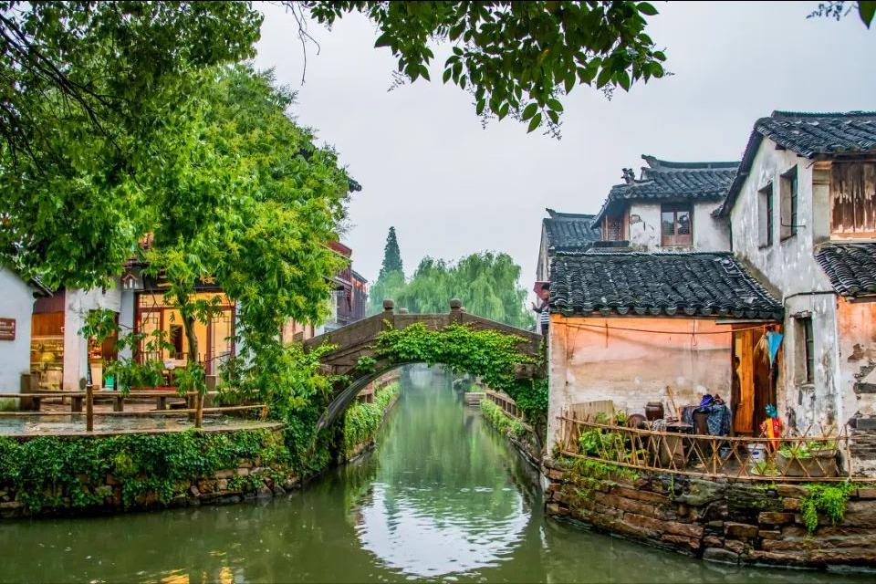 中国第一水乡周庄美景图片,苏州古镇周庄中国第一水乡