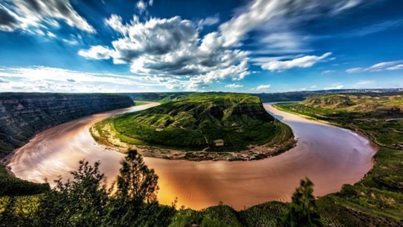 甘南黄河九曲十八弯,黄河的九曲十八弯