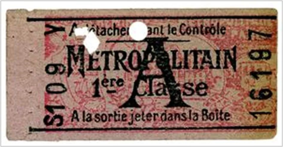 巴黎地铁票图片大全,巴黎地铁发展史动画