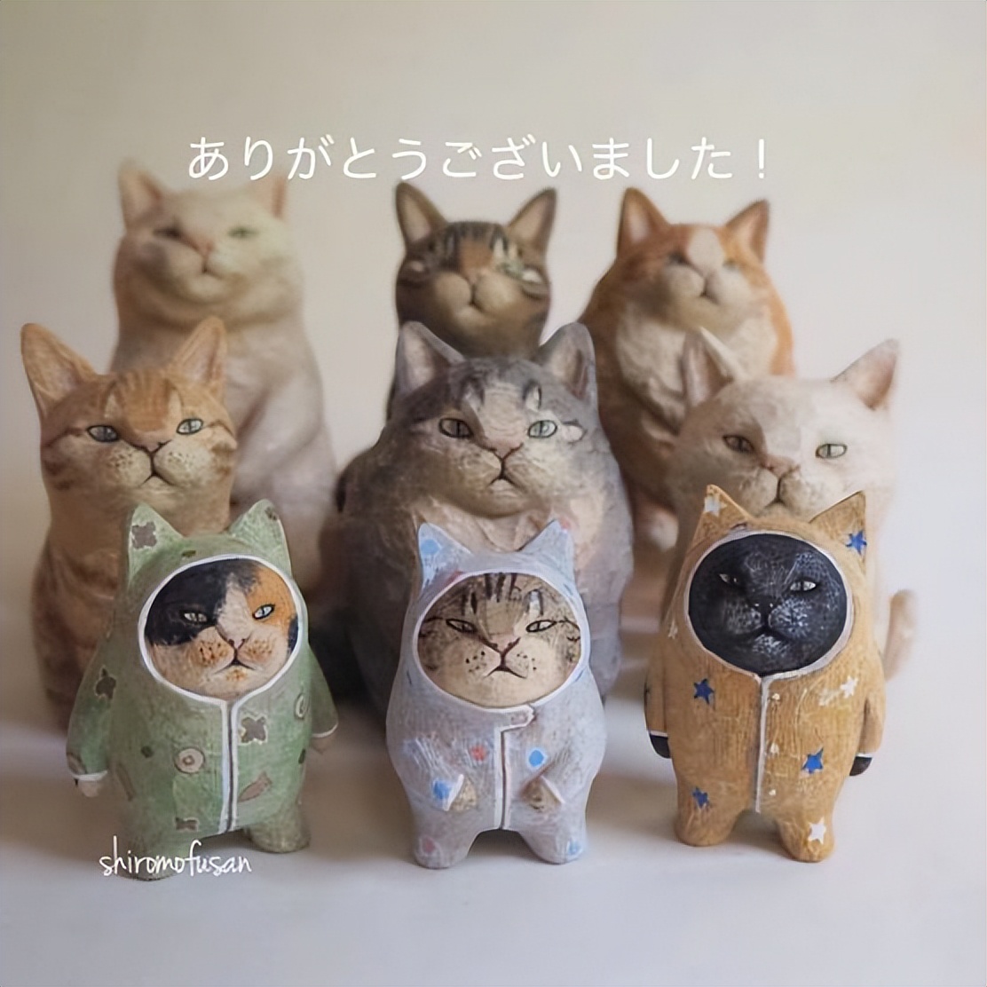 日本艺术家木雕猫,日本木雕猫艺术家