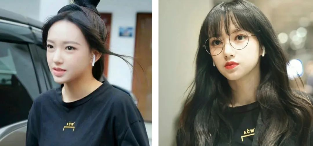 女生齐刘海和中分哪个更减龄,2021减龄最火发型齐刘海