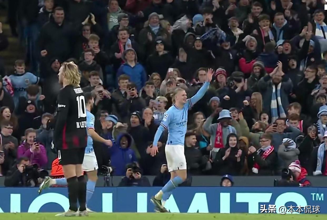 哈兰德首秀半场狂造3球,完美10分角