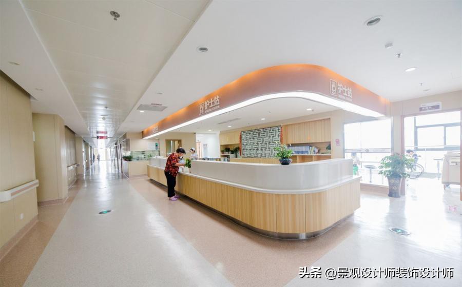 护士站背景墙分隔设计,护士站治疗室设计布局效果图