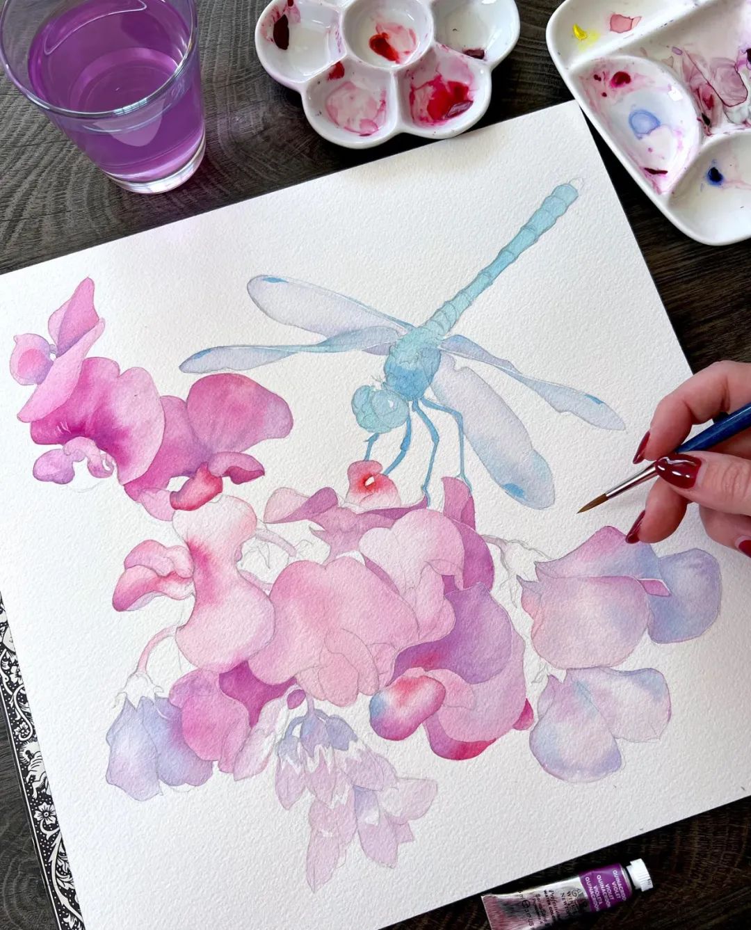 大神级水彩作品看完肯定不后悔,40张笔触狂放的水彩