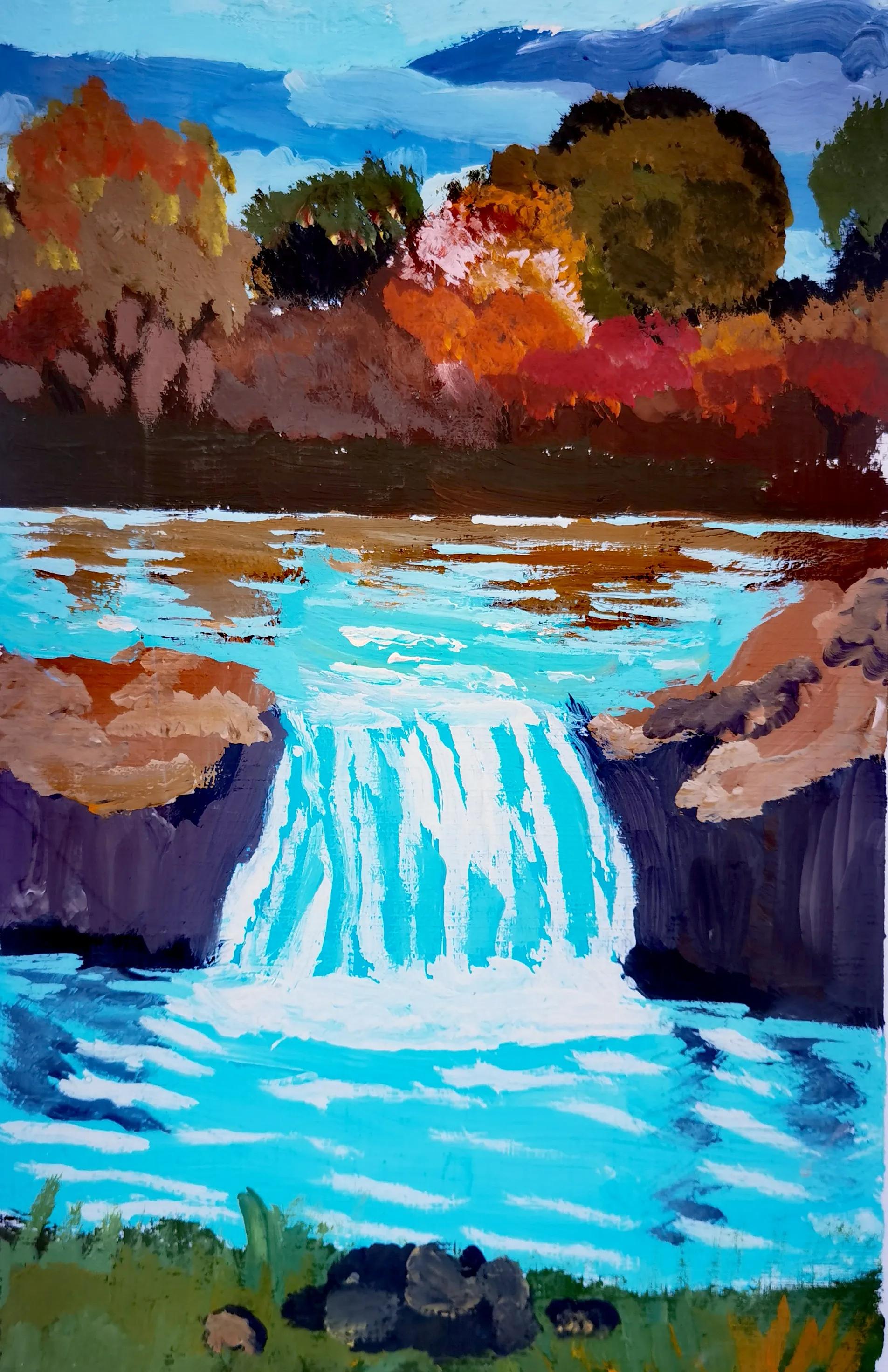 叶县迎国庆书画展,叶县融通实验高中国庆画展