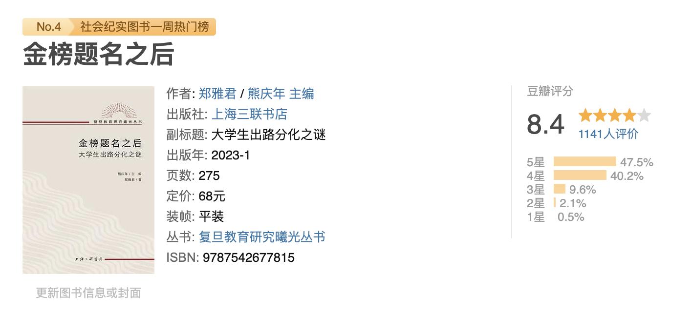 护苗2023绿书签推荐书单,年度推荐书单top