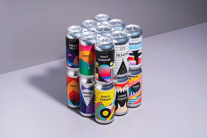 简约化酒包装设计图片,这些酒包装设计太上头了