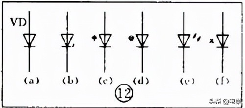 照明电路图符号大全图解,电路图符号形状图案大全