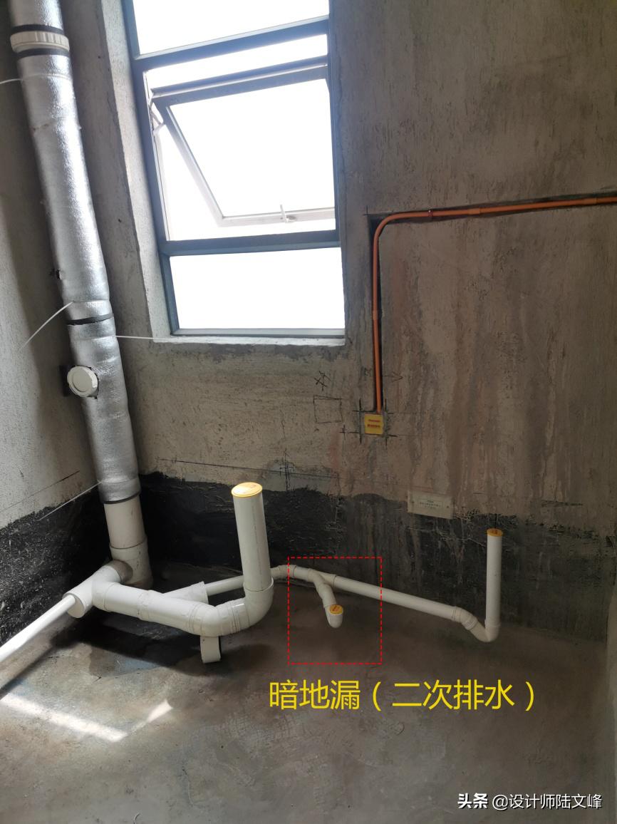 卫生间水管施工要注意这4项,卫生间薄贴瓷砖需要做二次排水吗