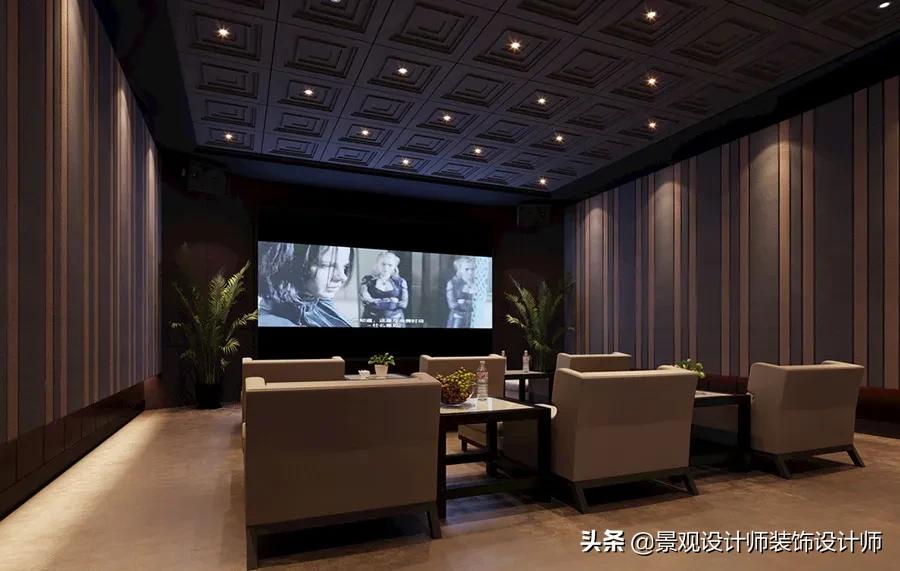 家庭影院ktv设计布局图,家庭ktv与家庭影院一体设计