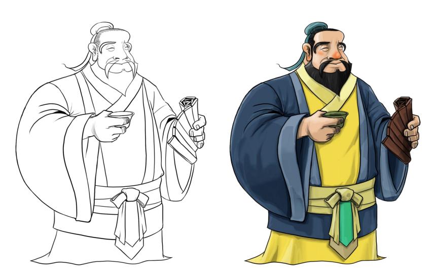 孔子带你游北京,孔子带领弟子学习