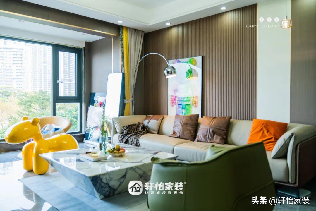 145平方米轻奢风,145平方现代轻奢风