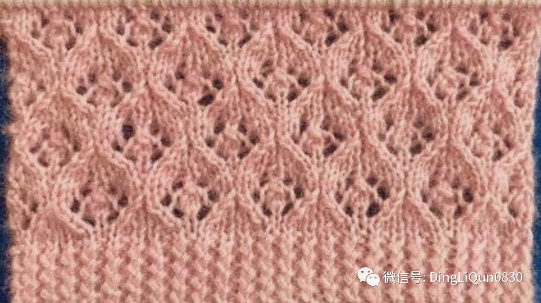 500个毛衣花样完整大平针版,毛衣华夫针花型图案大全