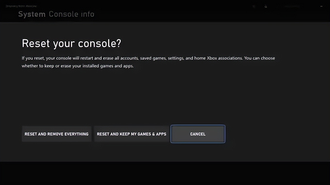xboxone怎么还原出厂设置,xboxonex和xboxseriesx