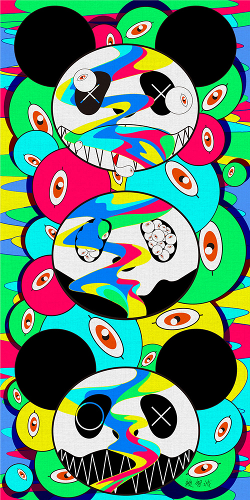 王甲勇工笔熊猫画作品欣赏,朱理存熊猫画作品欣赏