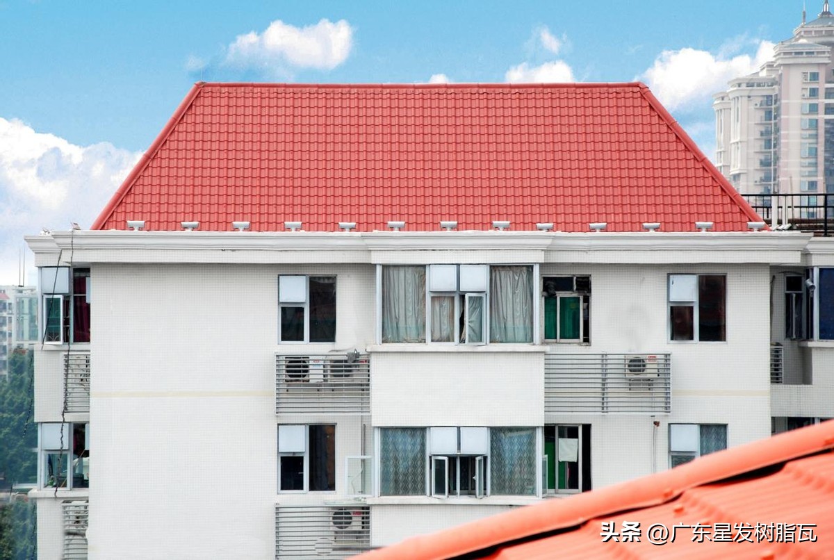 农村自建房屋顶树脂瓦价格,100平的房子盖树脂瓦要多少钱