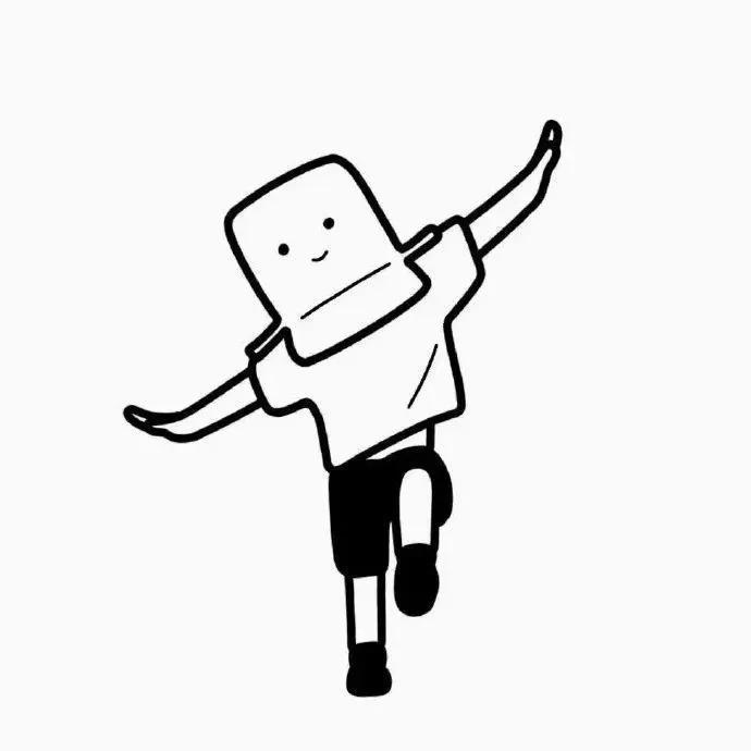 白底卡通头像女生可爱动漫,白底卡通头像手绘