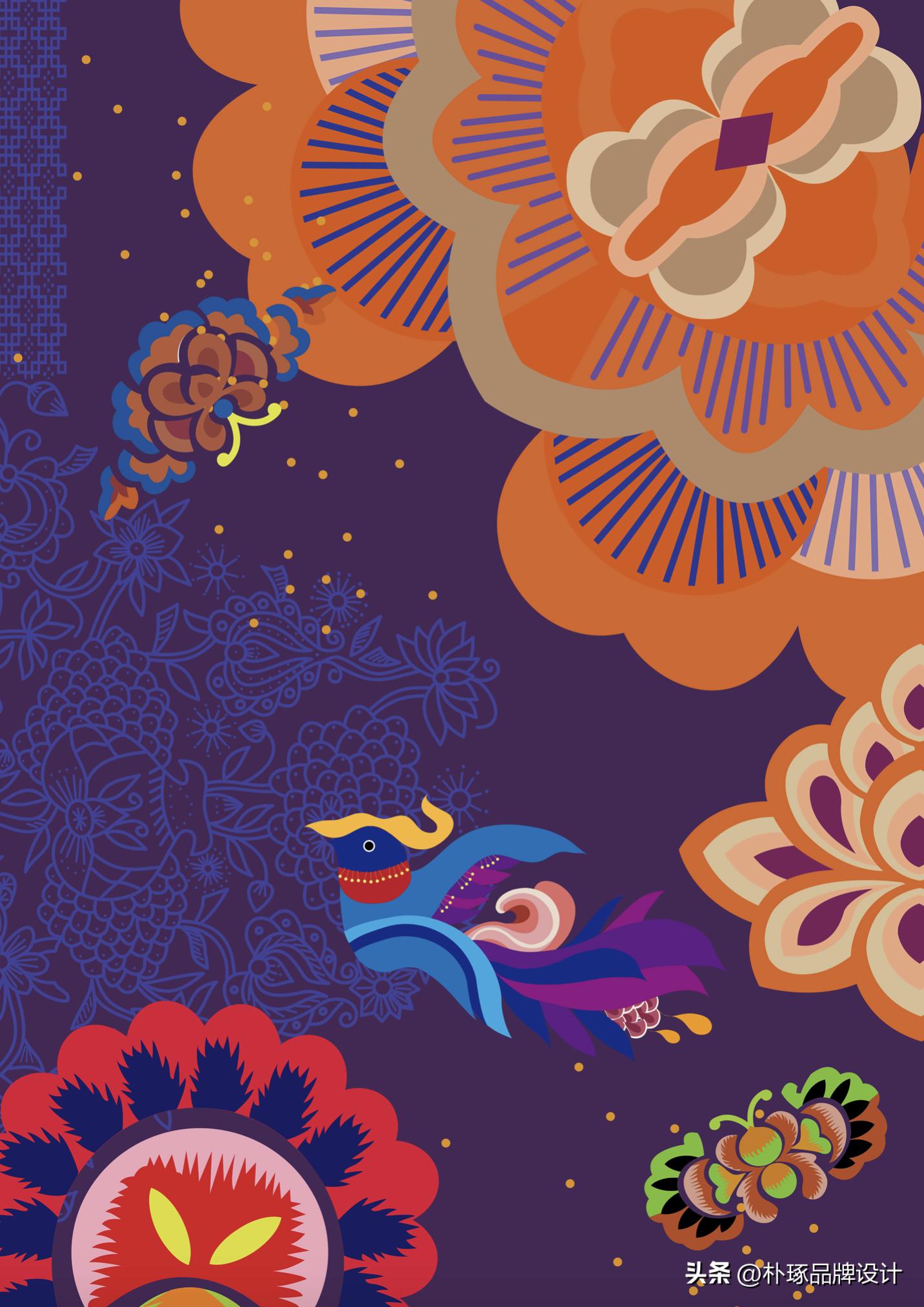 关于中国风的包装插画,国风插画设计灵感