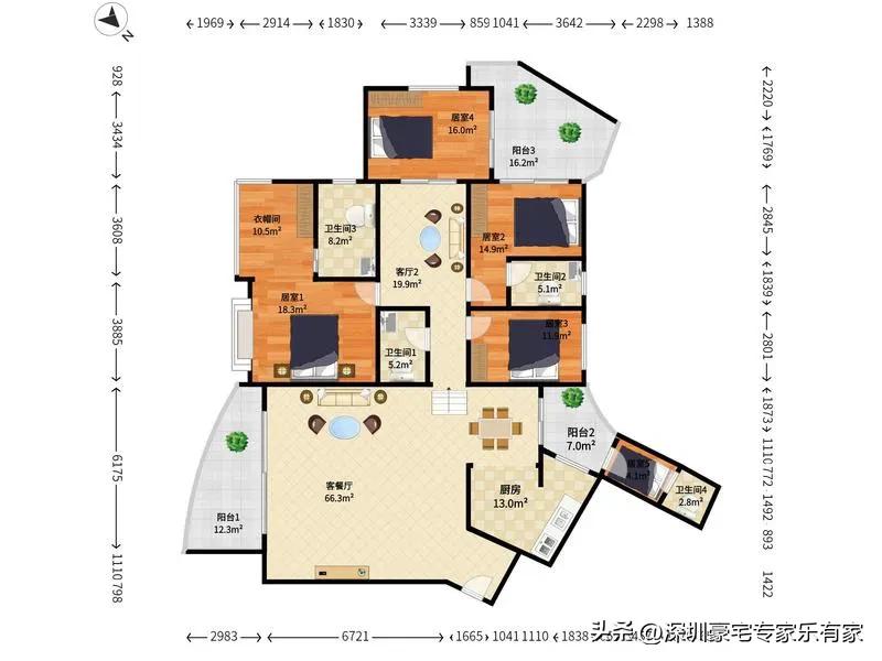 京基御景东方户型图,滨海新区高档楼盘