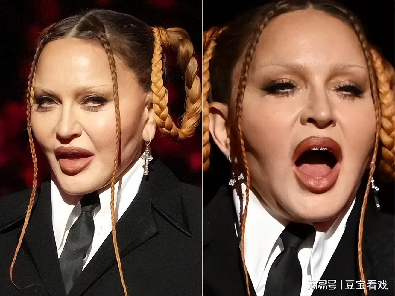 天哪!这是天后麦当娜吗?怎么变成了这个鬼样?