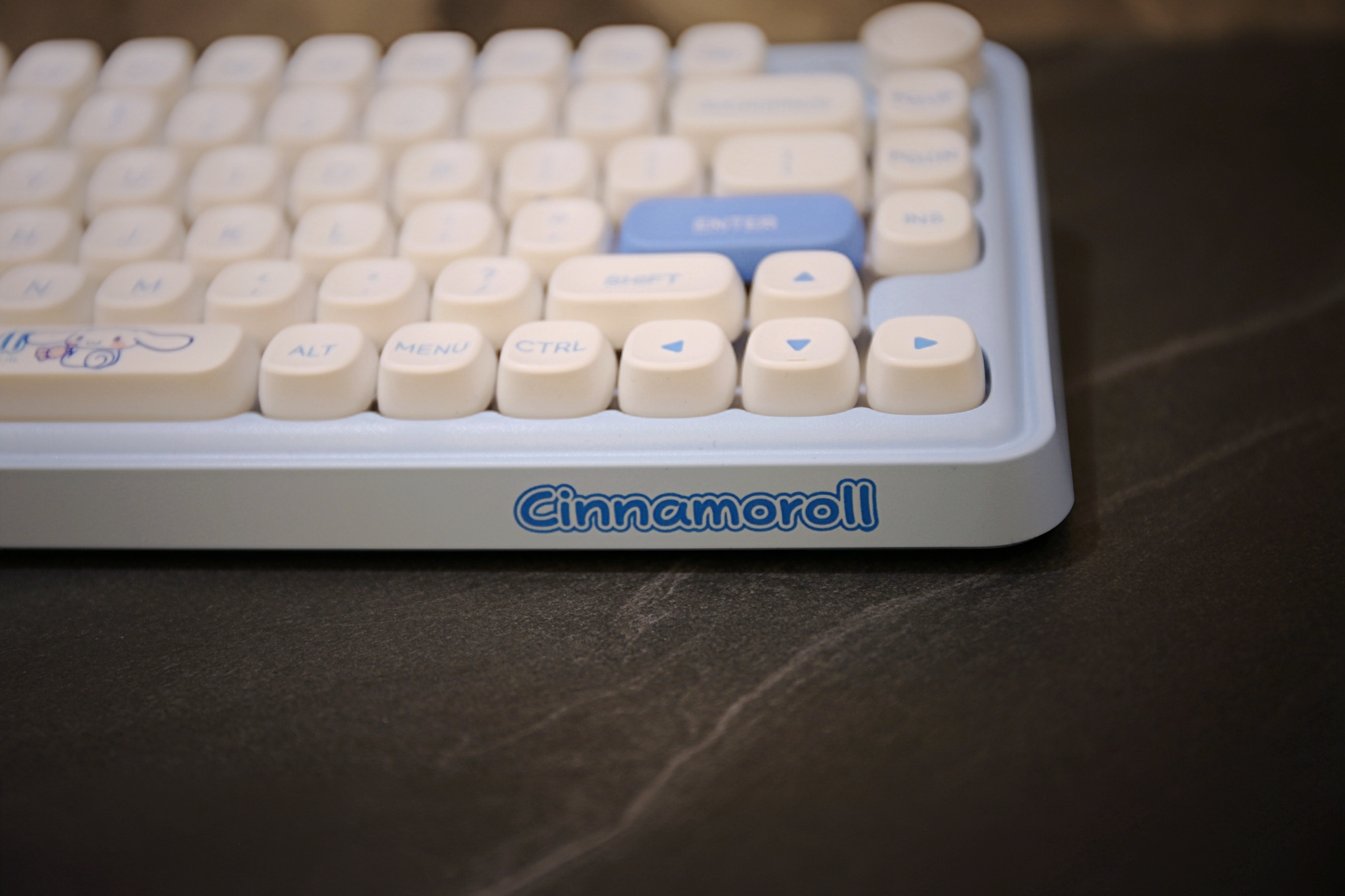 达尔优主题樱花机械键盘测评,达尔优玉桂狗键盘测评