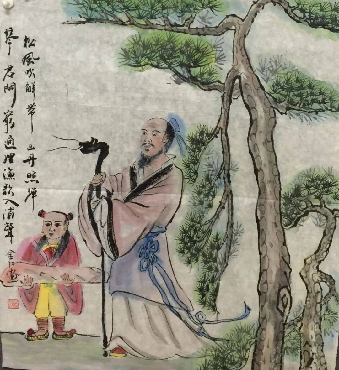 黄金仁笔下的花鸟,有一种清雅、诗意的美