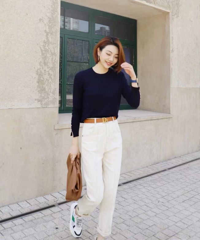 今年流行爆款裤子洋气时髦阔腿裤,今年不流行阔腿裤了吗