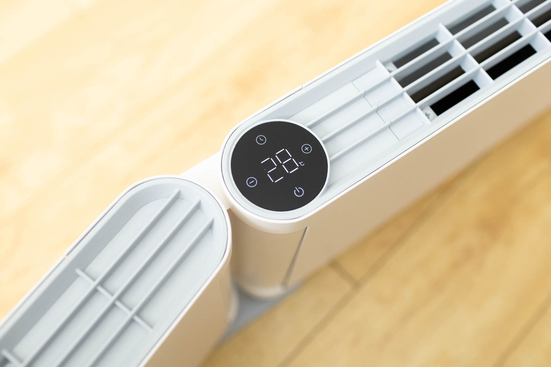 米家石墨烯折叠踢脚线电暖器操作,米家石墨烯折叠踢脚线取暖器测评