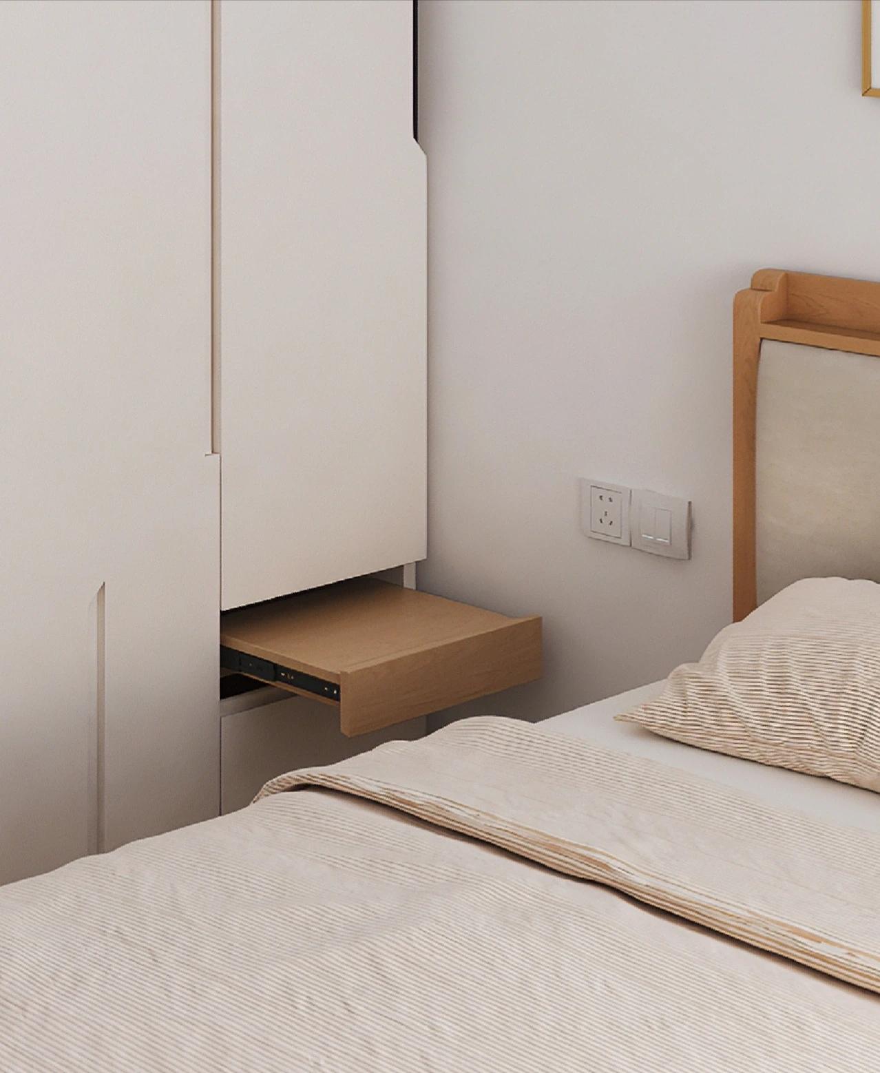 卧室太小家具冲突,衣柜门被挡如何解决?6种方案完美化解尴尬