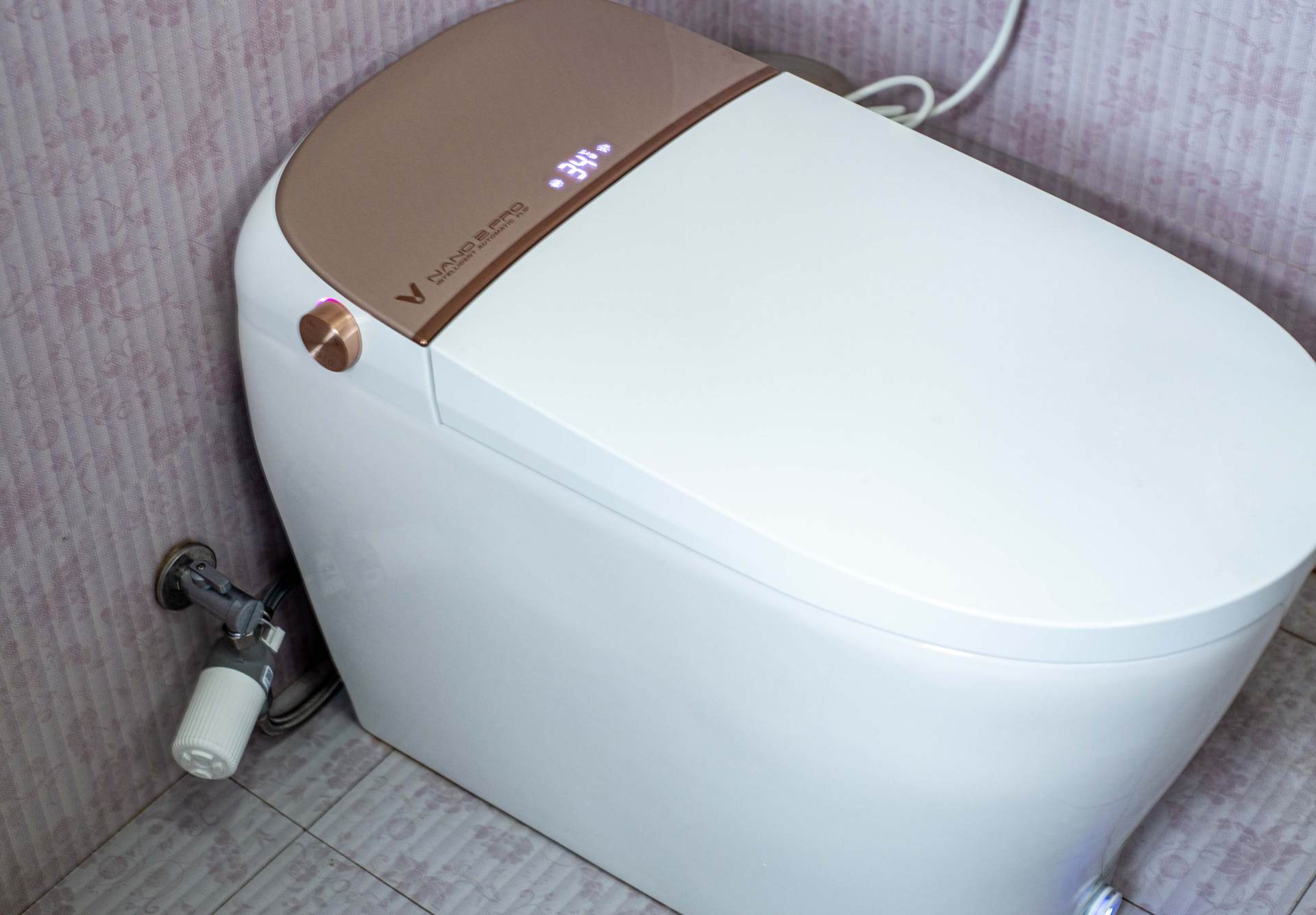 云米智能马桶nano2pro进水口,云米智能马桶nano2可以自动开盖吗