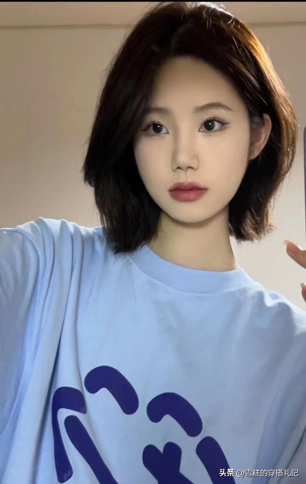 好减龄的齐耳短发轻盈灵动又气质,好看又洋气的女生齐耳短发