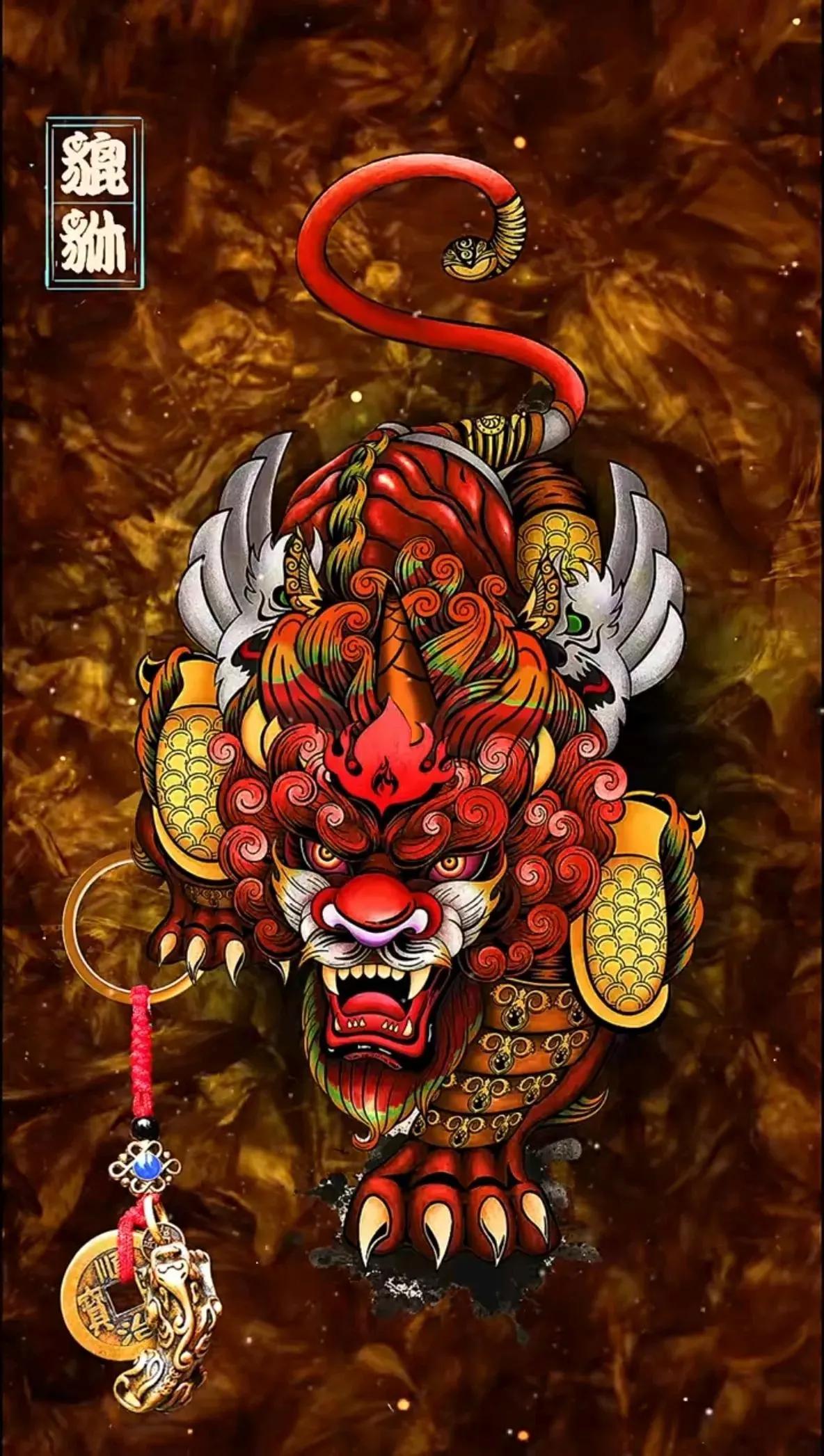 貔貅高清壁纸手机超清全面屏,十大顶级纯黑高清壁纸貔貅