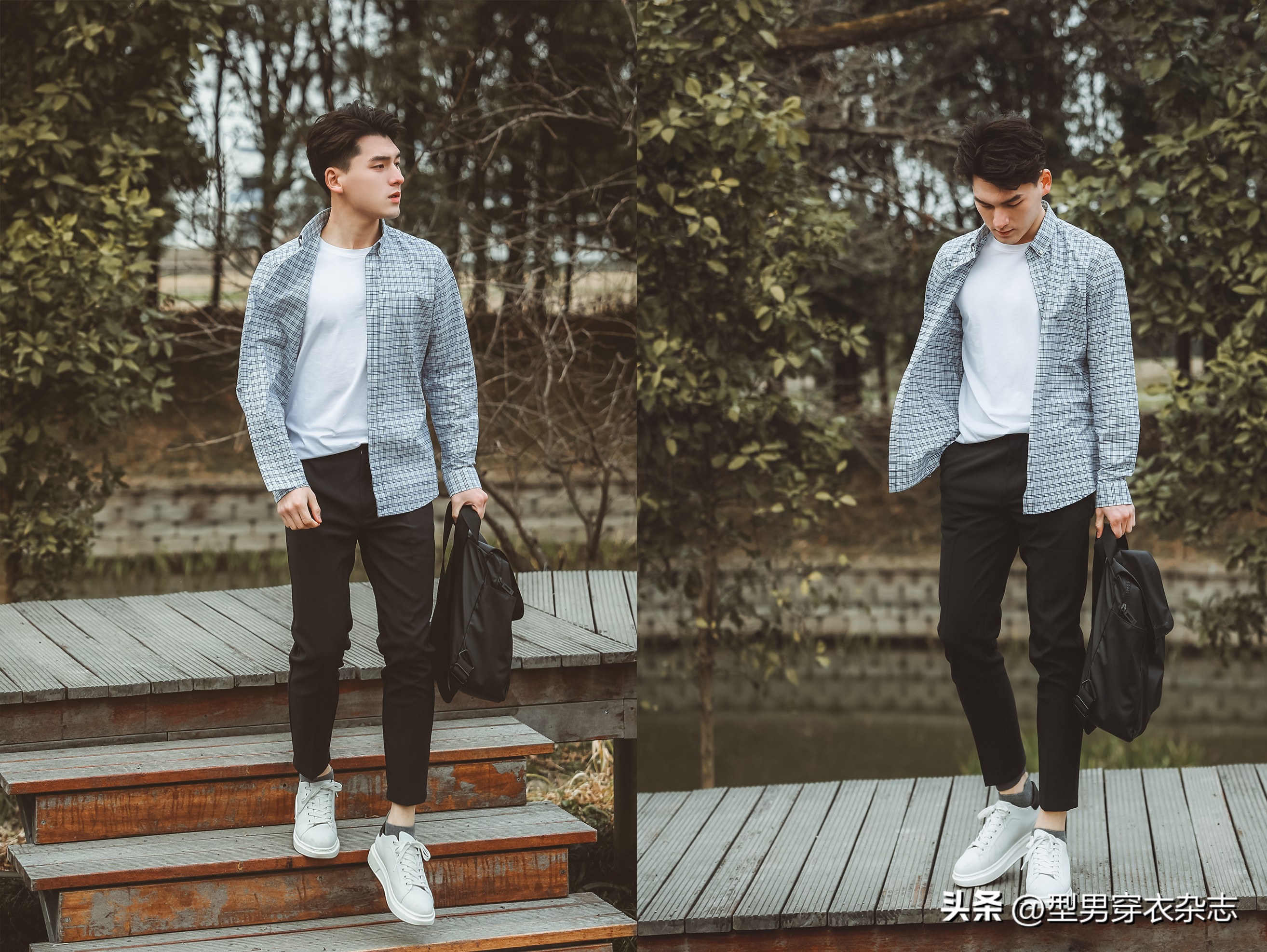搭配技巧一款衬衫的多种时髦穿法,秋季长袖衬衫怎么搭配