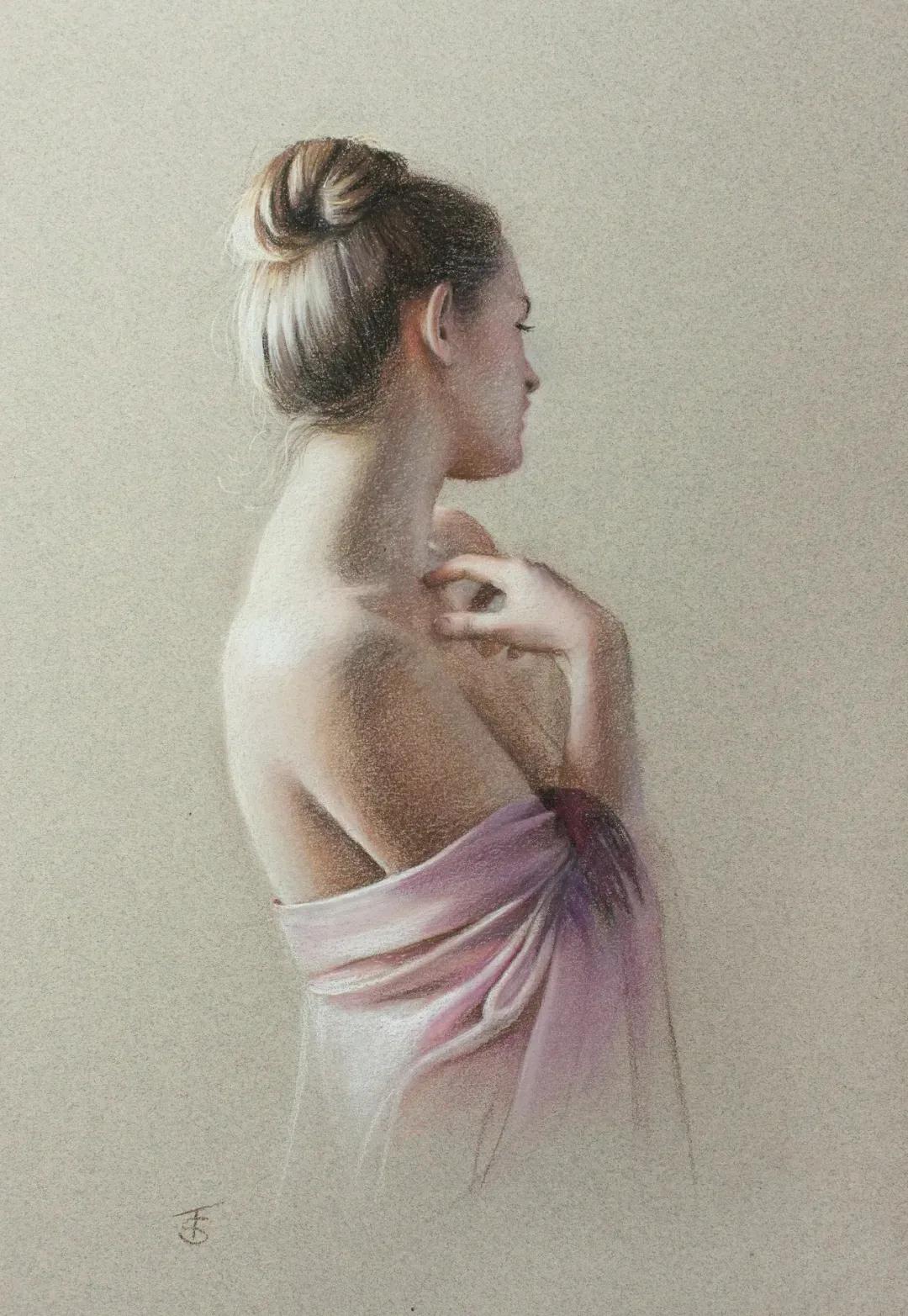 国外当代超写实艺术作品,西方油画大师笔下的绝世美人