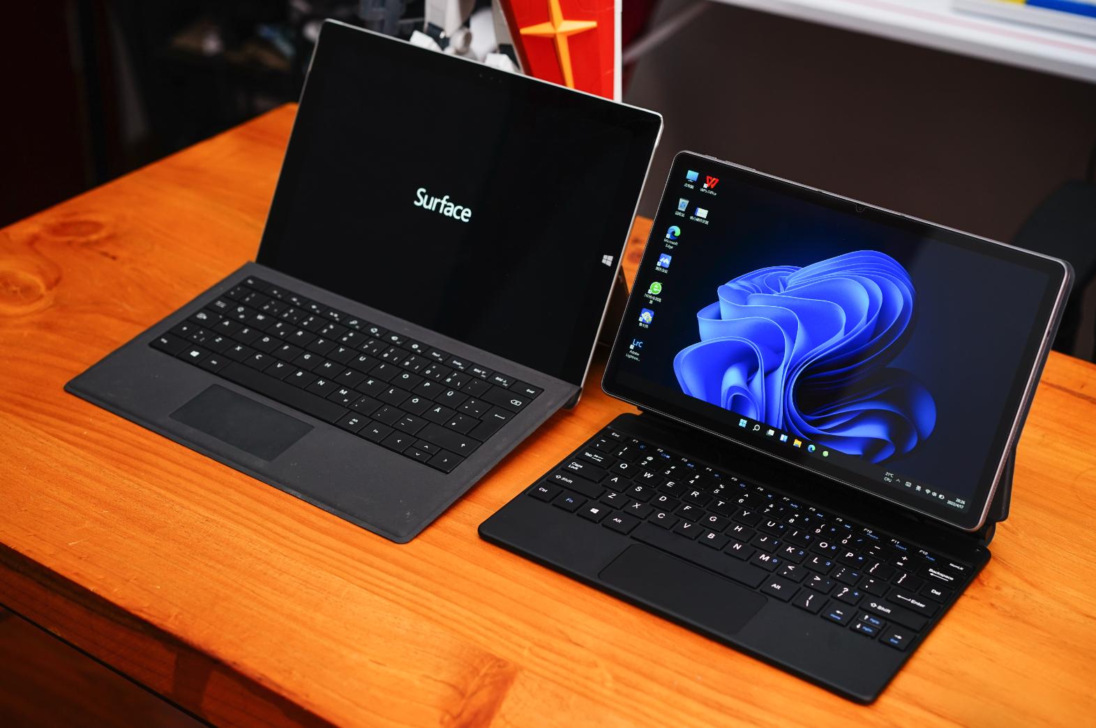 酷比魔方iworkgt12平板,酷比魔方iwork20pro和微软surfacego2