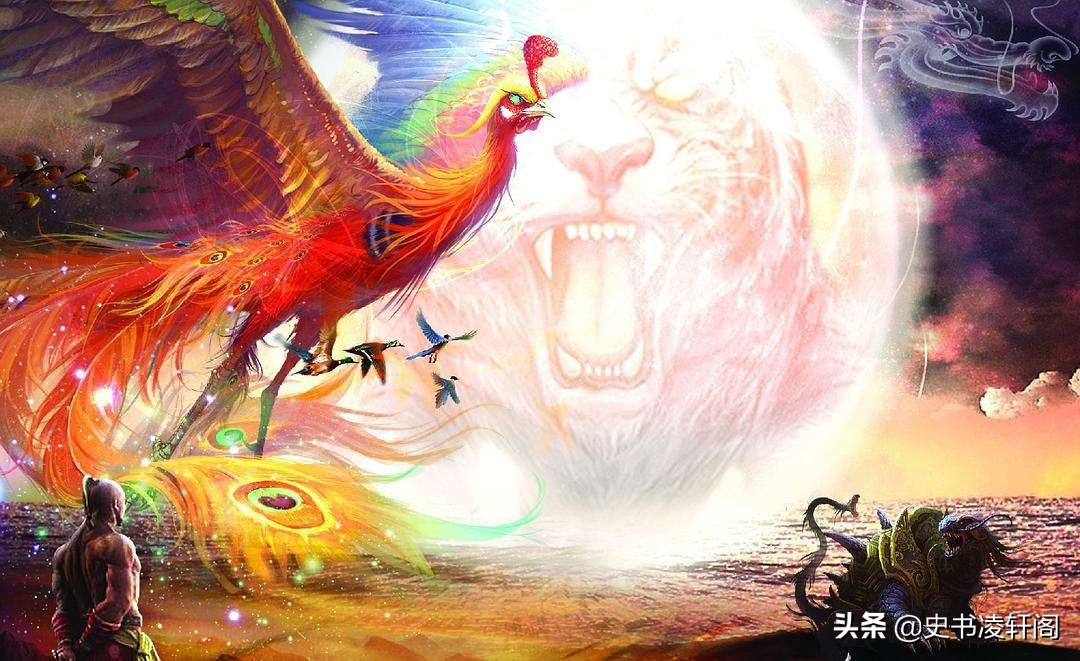 古代神话中的九大凶兽，犼创造了四个僵尸王，鲲鹏以龙为食