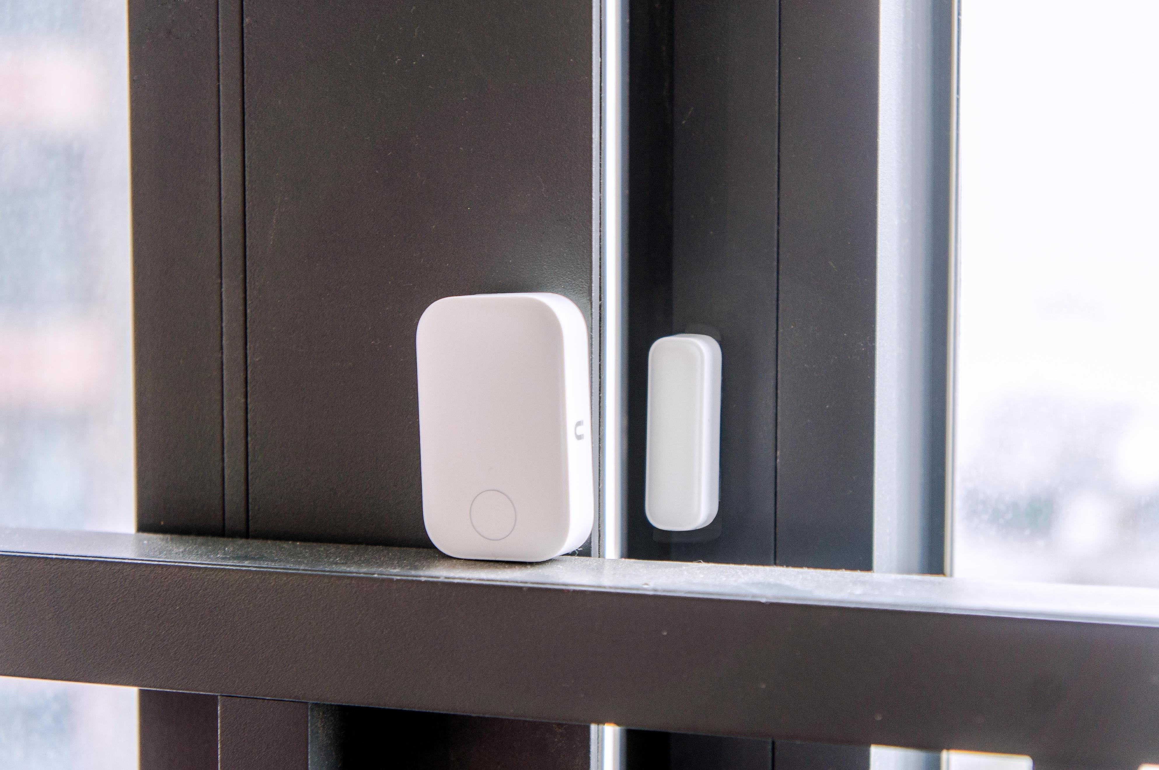 领普门窗传感器和米家门窗传感器,领普门窗传感器防水测试