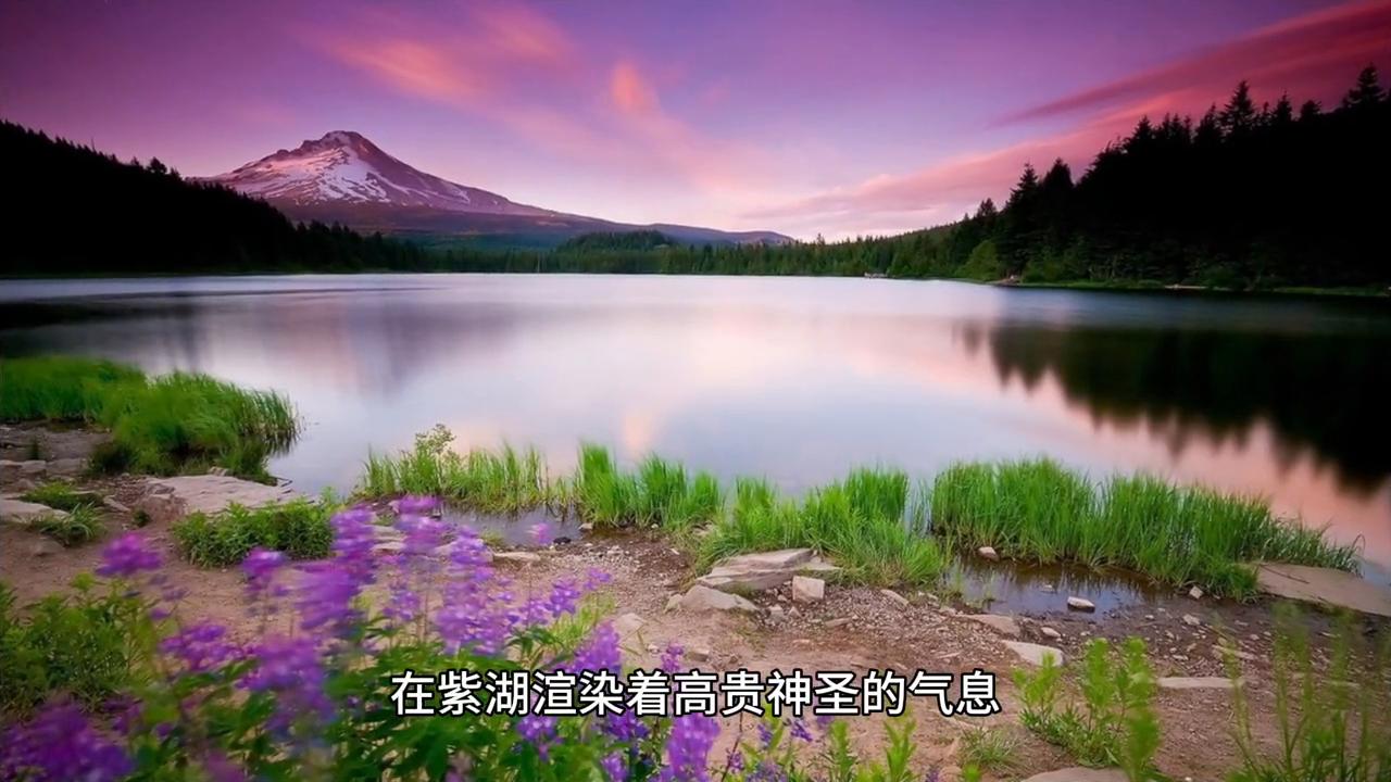 陀漫丽山与冰晶紫湖之间，一块四季如春的盆地