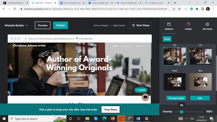 教你使用GoDaddy创建网站（保姆级教程）